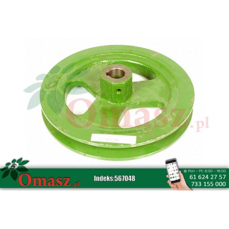 Koło pasowe napędu wysypu John Deere, fi 25mm Z10070
