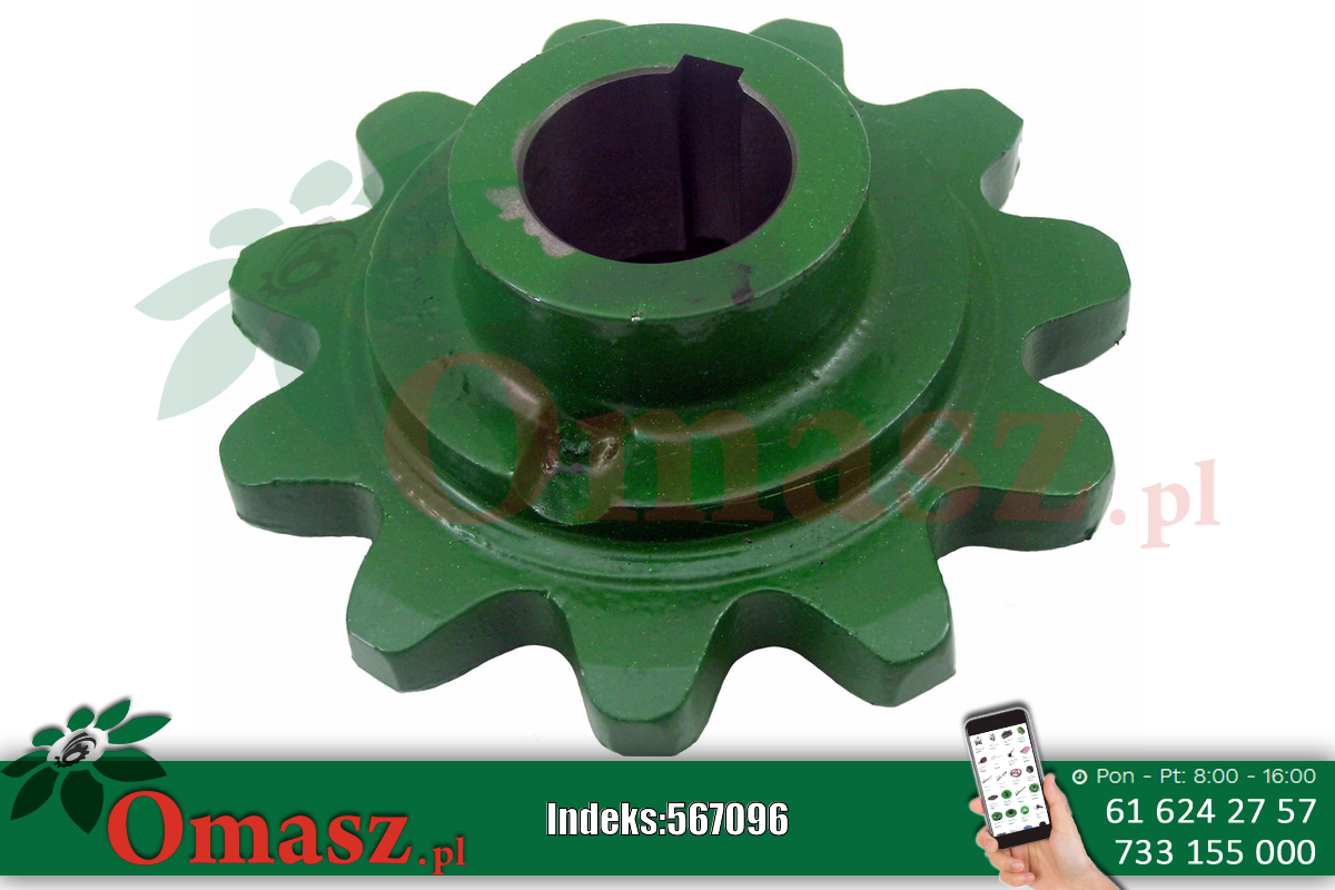 Koło zebate przenośnika pochyłego Z-11 fi 40mm John Deere