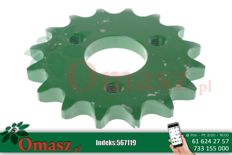 Koło zębate napędu wytrząsacza John Deere, Z-16 Z30028