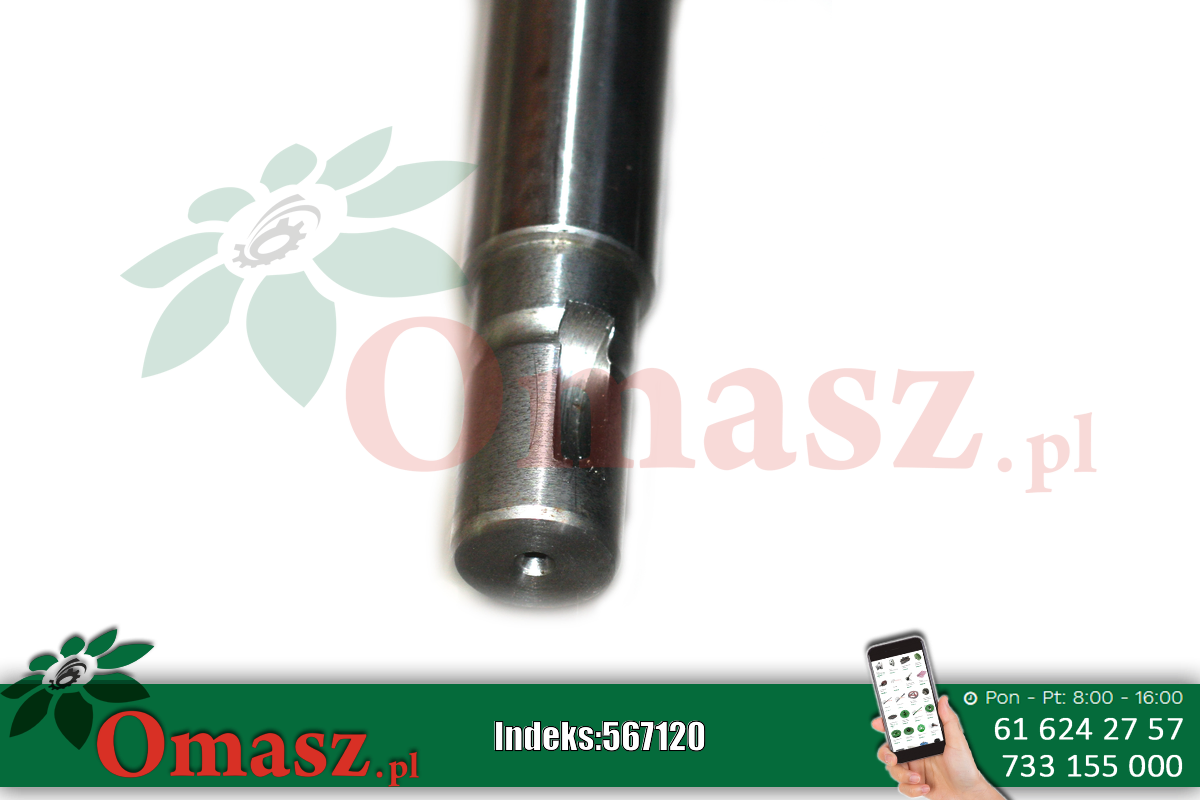 Wałek napędowy gruby frez John Deere Z30509