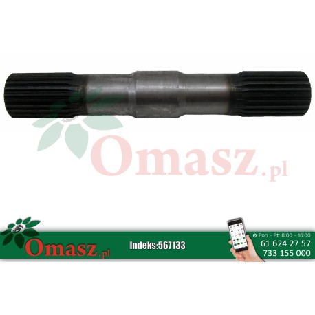 Półoś prawa 245mm kombajn John Deere Z37934