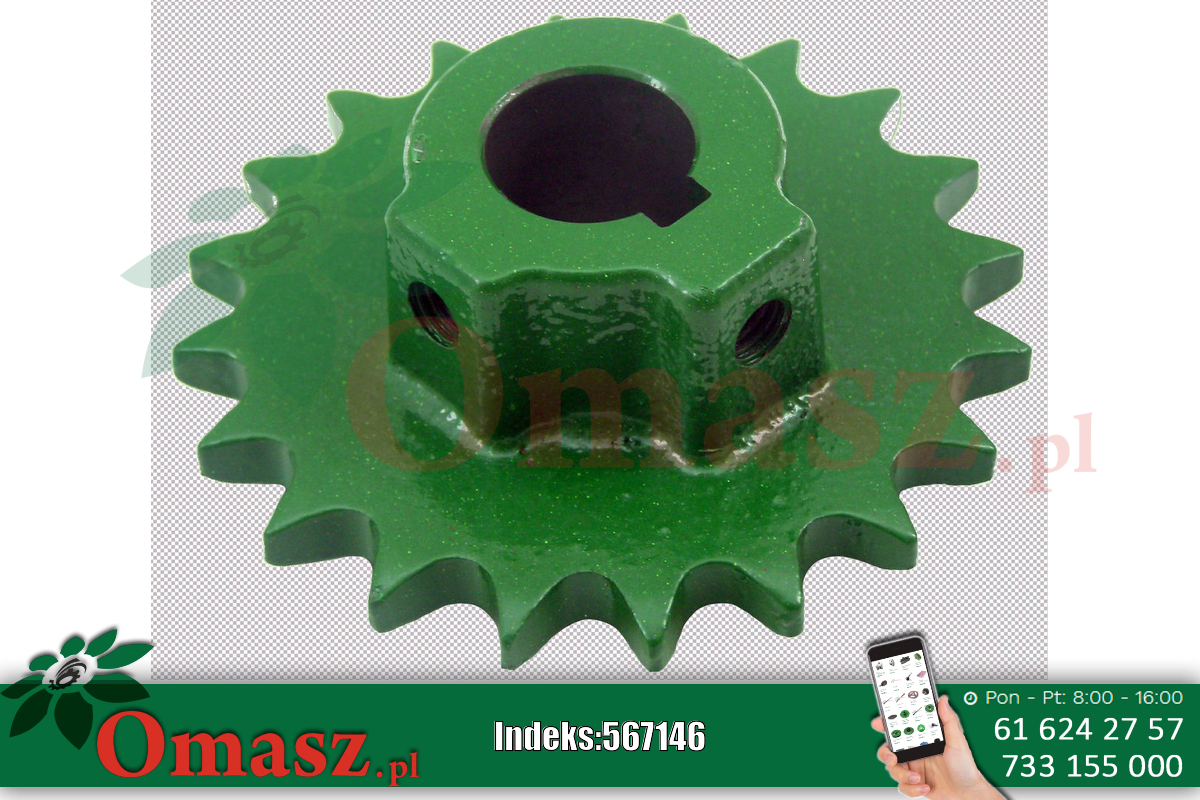 Koło zębate napedu elewatora John Deere, z-20, fi 25mm Z10955