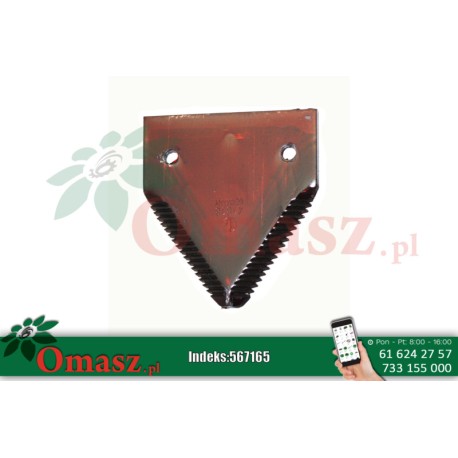 Nóż kosy John Deere grubonacinany 49650.41