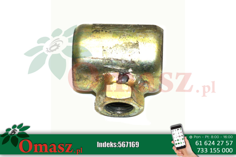 Piasta - uchwyt mocowanie palca ślimaka John Deere AZ20696