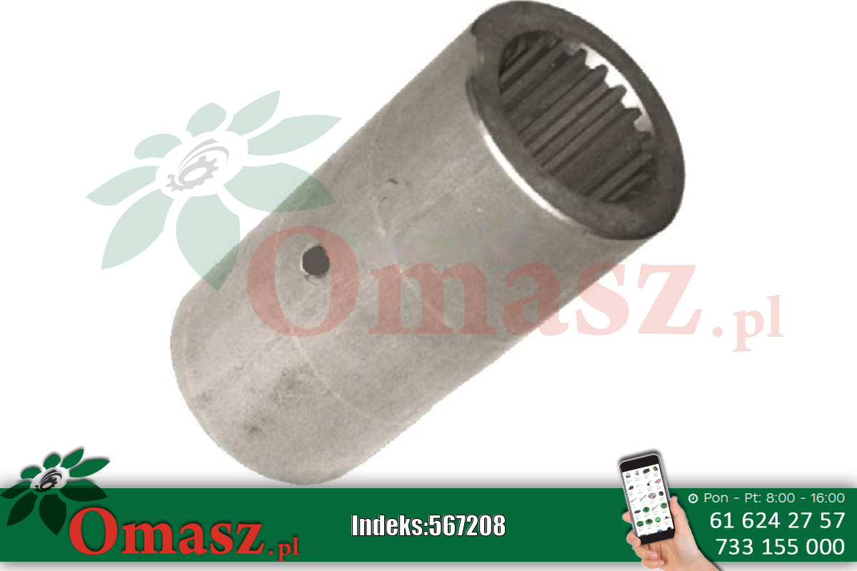 Łącznik półosi John Deere 21 frezów Z31218.01