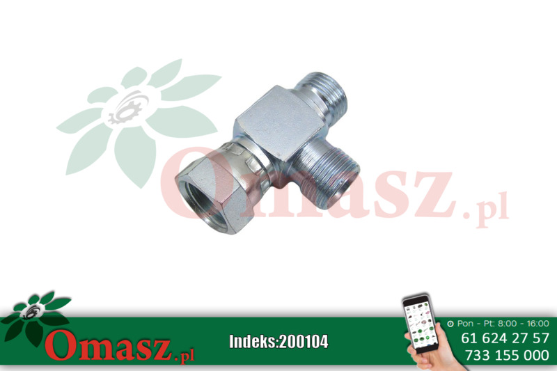 Złącze hydrauliczne trójnik ABB 3*18