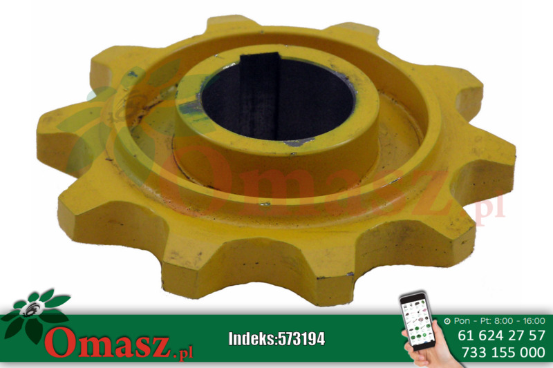 Koło zębate przenośnik pochyłego Z-10, fi 45, New Holland 84038624