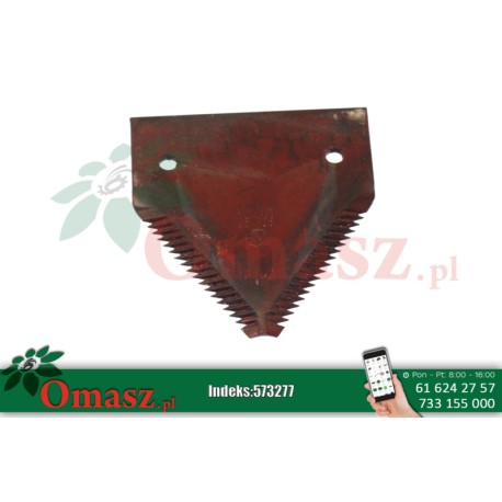 Nóż kosy New Holand Raspe górno nacinany 80309197