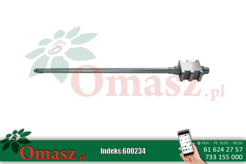 Wał kolumny kierowniczej z nakrętką Ursus C-4011 46/53-590/7