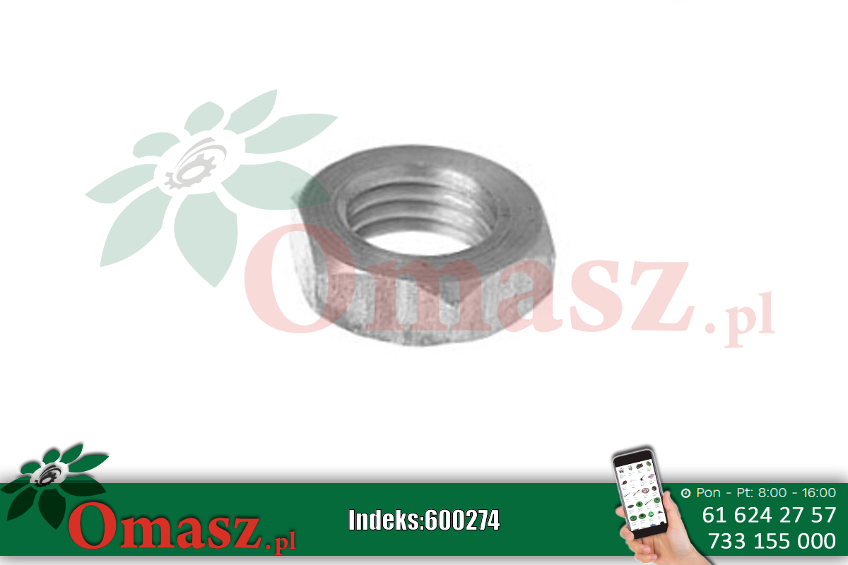 Nakrętka M12x1,5 śruby regulacyjnej zaworu do ciągników Ursus i Zetor 50/50-517/0