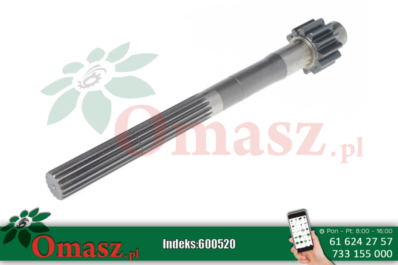 Półoś zwolnicy Z-12 stary typ Ursus C-360 50/42-822/0
