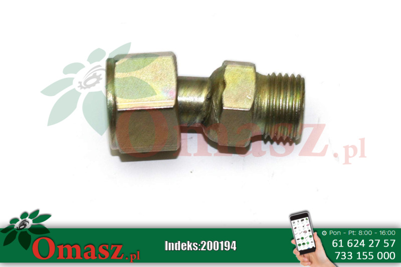 Złącze hydrauliczne AB 16,5/16 (3/8*16)