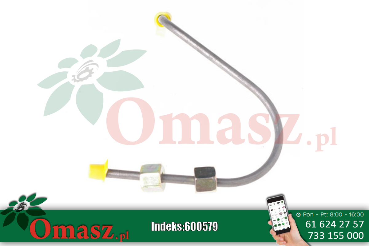 Przewód wysokiego ciśnienia 1 cylindra Ursus C-360 46/40-879/0