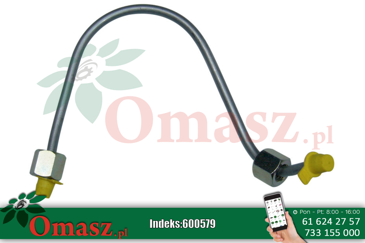 Przewód wysokiego ciśnienia 1 cylindra Ursus C-360 46/40-879/0
