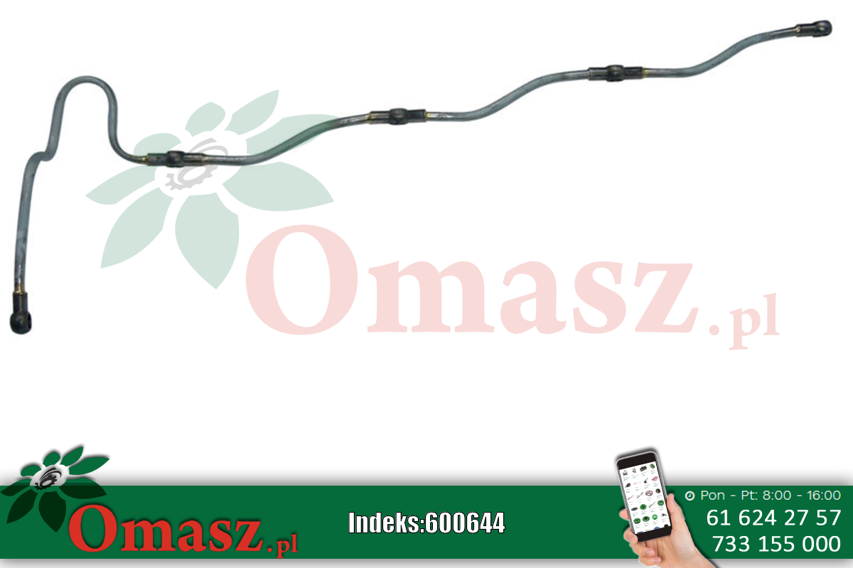 Rurka zlewna wtryskiwaczy Ursus C-360 46/40-871/0