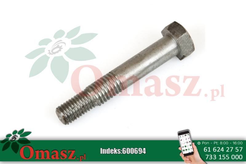 Śruba pompy hydraulicznej M10*65 krótka MF 50/99-175/0