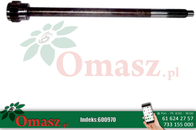 Wałek sprzęgłowy I stopnia stary typ Ursus C-360 50/41-901/0