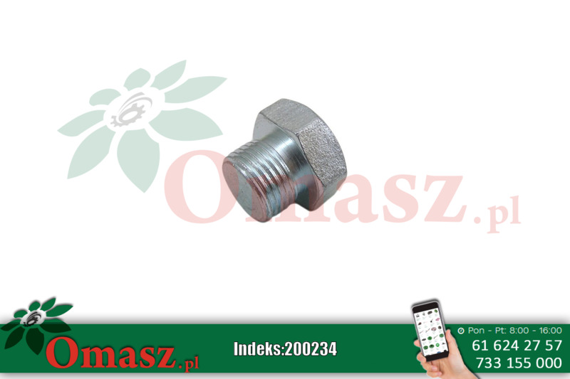 Korek gwintowany M18*1,5 - klucz 24