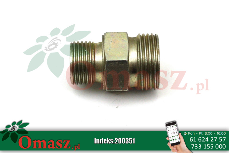 Złącze hydrauliczne BB 21/27*2 (1/2*27*2)