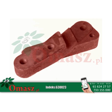Płyta mocująca osi przedniej lewa (nerka) Ursus C-360 3P 50/91-004/0