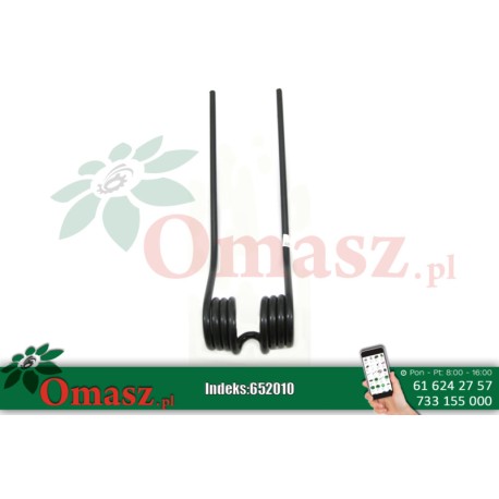 Palec karuzeli - przetrząsaczo zgrabiarki Deutz Fahr/Pottinger/Kverneland 52506580456