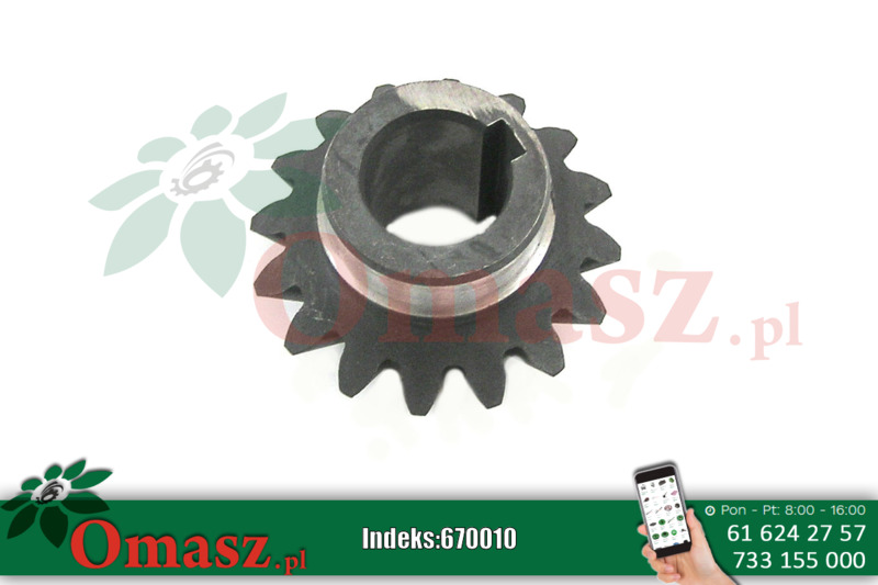 Koło zębate małe, kosiarka 5036/01-066/0