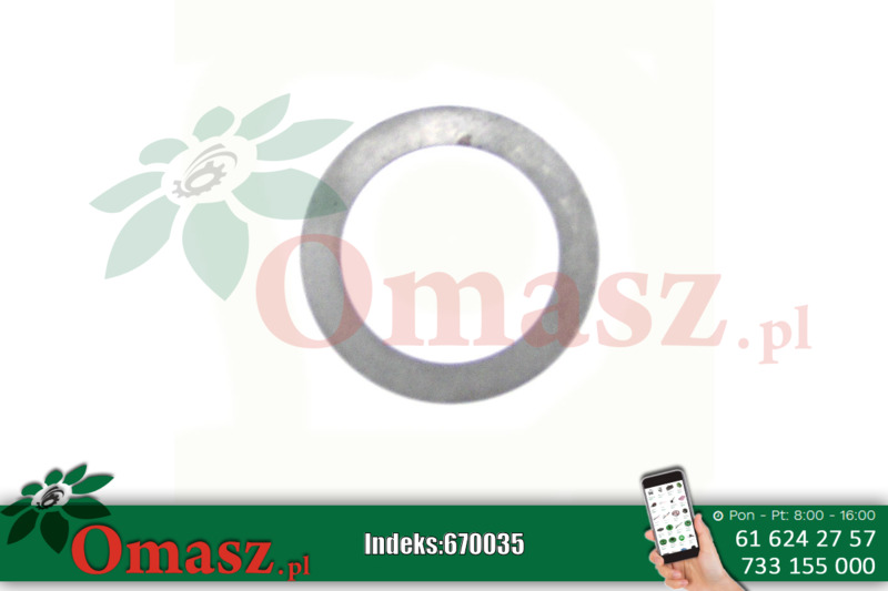 Podkładka dystansowa 25*35*0,3 Kosiarki rotacyjnej 5036/01-010/0