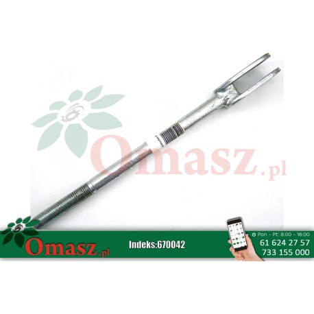 Pręt, śruba napinacza kosiarki Famarol 5036/02-024/0