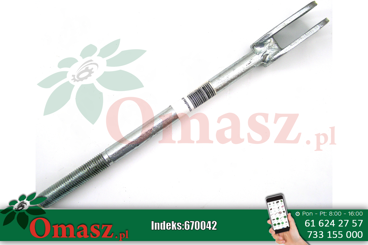 Pręt, śruba napinacza kosiarki Famarol 5036/02-024/0
