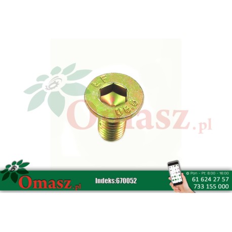 Wkręt a.M12*25 7991 imbus 8 10.9 talerza kosiarki