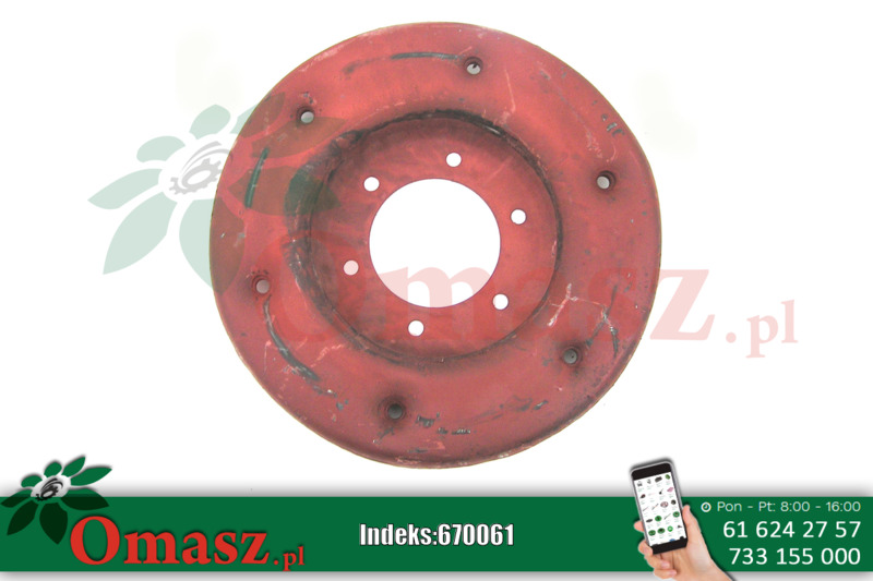 Talerz oporowy talerza ślizgowego Famarol 5036/01-034/0