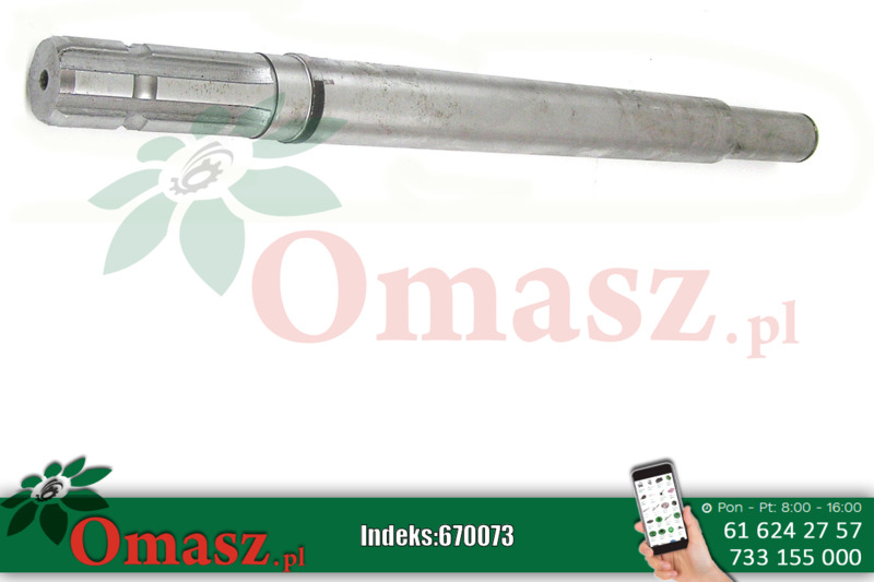 Wałek główny napędowy kosiarki rotacyjnej Famarol 5036/02-060