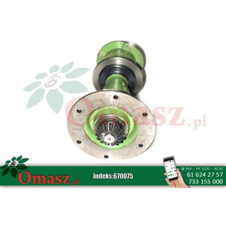 Ułożyskowanie kompletne bębna tnącego Famarol 5036/01-078/1