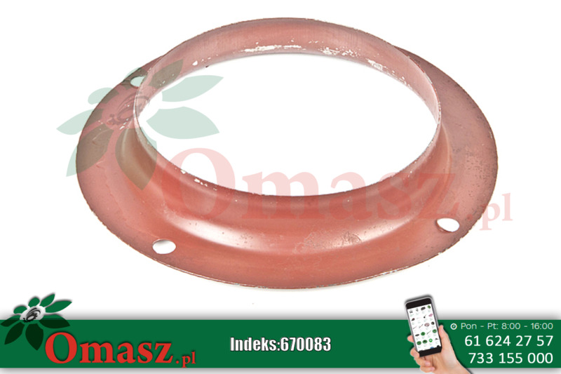Pokrywa blaszana talerza oporowego bębna tnącego kosiarki rotacyjnej Z-036 5036/01-043/0