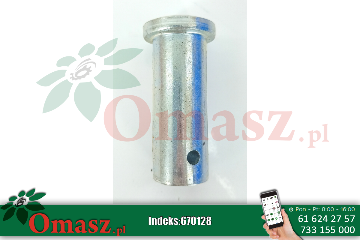 Sworzeń 22x55 cięgna przedniego kosiarka rotacyjna 5036/02-047/4