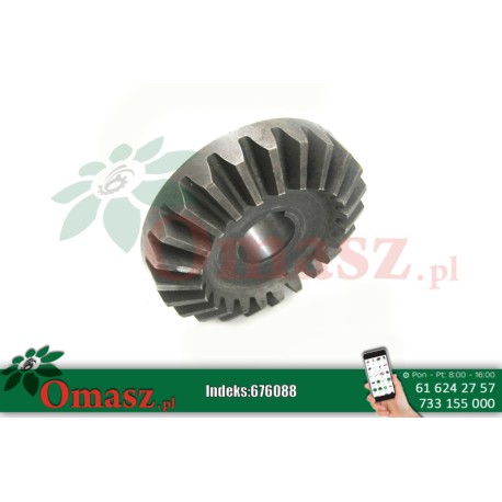 Koło zębate stożkowe kosiarka rotacyjna Mesko Z-133, z-23, otwór 25mm