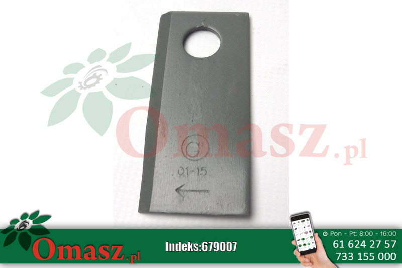 Nóż kosiarki rotacyjnej Fella prawy 525122330