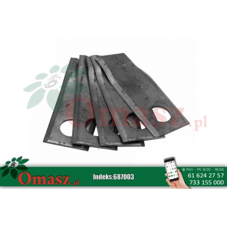 Nóż kosiarki rotacyjnej DEUTZ-FAHR (prawy) 52516502726