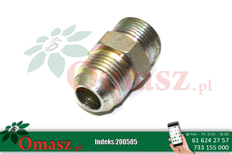 Złącze hydrauliczne UNF JIC BB 22,22/22*1,5