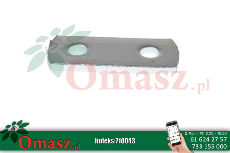 Nakładka ogniwa łańcucha przenośnika podłogowego rozrzutnika obornika 2213/12-005/0 Tandem