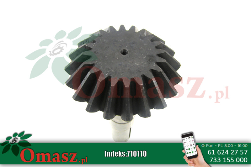 Wał z kołem Z-20 przekładni rozrzutnika 2208/03-002