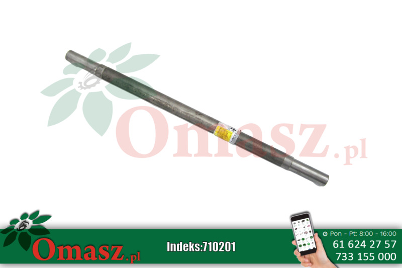 Wał napędu 73cm *30 wpust z 2 stron rozrzutnik obornika