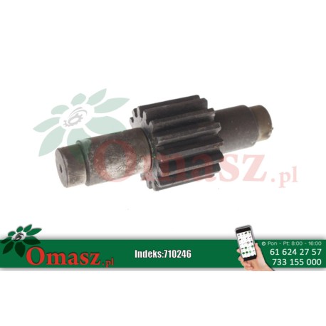 Wał z kołem Z-15 przekładni rozrzutnika 2208/03-005/0