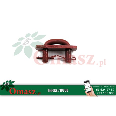 Ogniwo spinacza z nakładką kompletne - rozrzutnik obornika 2213/12-004/05