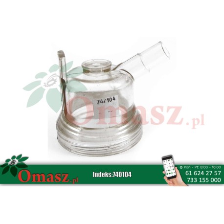 Korpus dolny kolektora 120ml przeźroczysty 8305030ABS