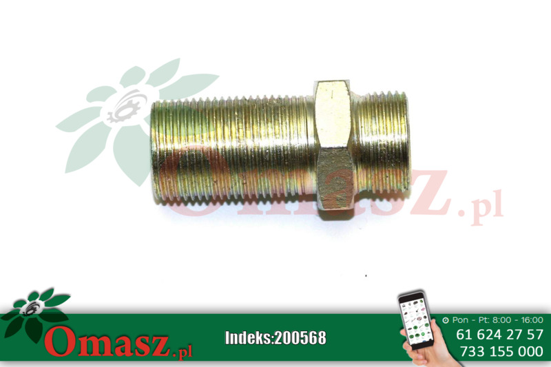 Złącze hydrauliczne BB 22/22 proste grodziowe