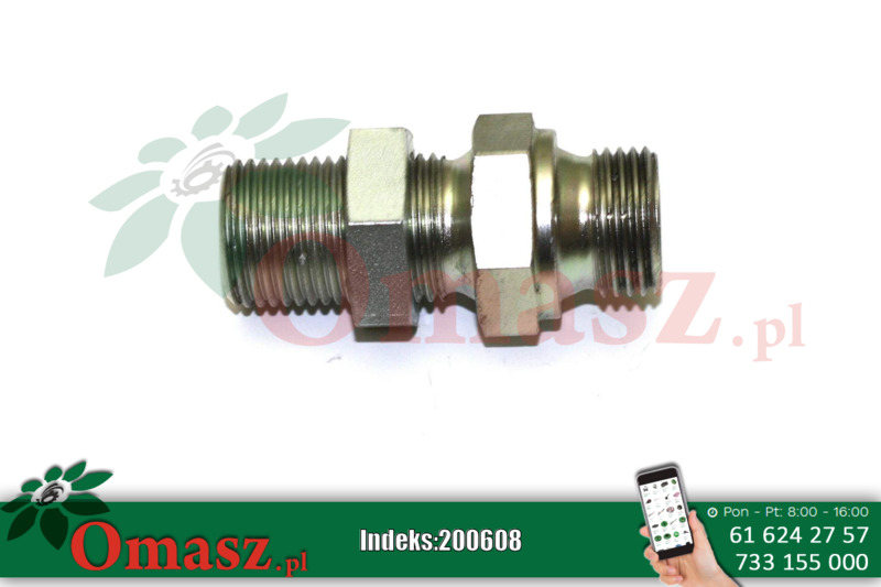 Złącze hydrauliczne BB 21/21 proste grodziowe