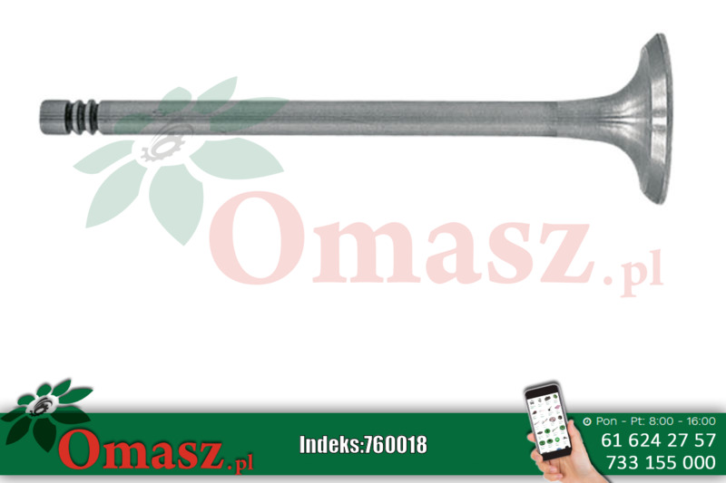 Zawór wydechowy 3 rowki Deutz Fahr 04231804