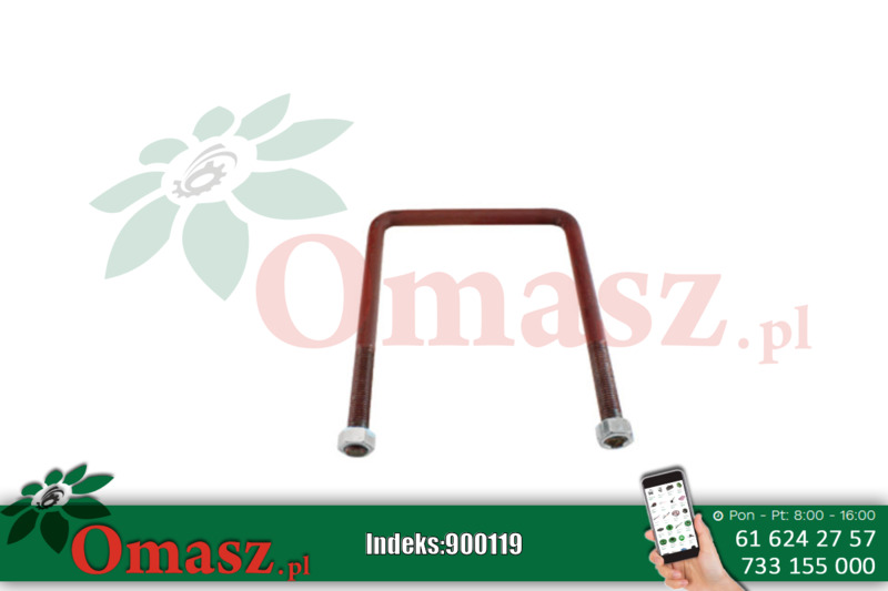 Obejma mocowania uchwytu stabilizatora belek podnośnika Ursus C-385 83449002