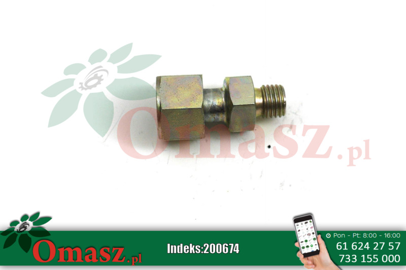 Złącze hydrauliczne AB 16,5/12 (3/8*12)